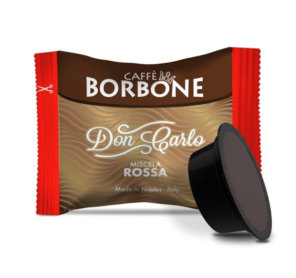 Caffe Borbone Don Carlo 100 Stk. Miscela Rossa  Lavazza a modo Mio Kompatiebel