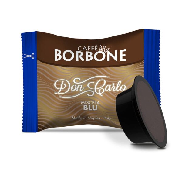 Caffe Borbone Don Carlo 100 Stk. Miscela Blu  Lavazza a modo Mio Kompatiebel